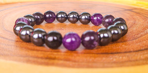 Amethyst and Hematite Bracelet-Star Soul Metaphysics