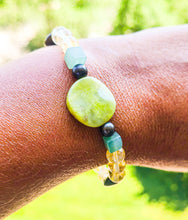 Load image into Gallery viewer, Multistone Prosperity and money attraction bracelet
