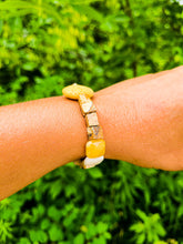 Load image into Gallery viewer, Picture Jasper - Topaz and Lava Stone Bracelet