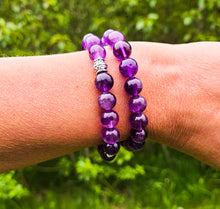 Load image into Gallery viewer, amethyst gemstone bracelet