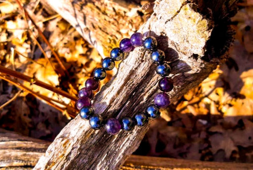 Amethyst and Hematite Bracelet-Star Soul Metaphysics