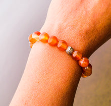 Load image into Gallery viewer, High Quality Carnelian Gemstone Bracelet 8mm