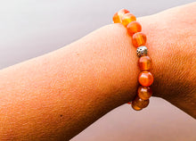 Load image into Gallery viewer, High Quality Carnelian Gemstone Bracelet 8mm