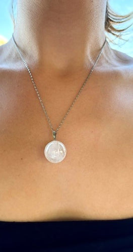 Clear Quartz Pendant Necklace