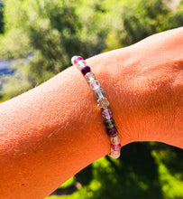 Load image into Gallery viewer, Fluorite Gemstone Bracelet 6mm