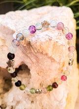 Load image into Gallery viewer, Fluorite Gemstone Bracelet 6mm