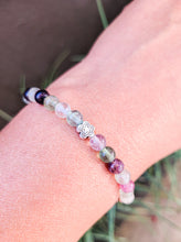Load image into Gallery viewer, Fluorite Gemstone Bracelet 6mm