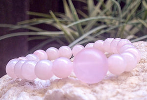 Rose Quartz Crystal Bracelet 8mm - Unconditional Love