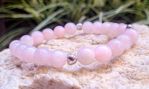 Rose Quartz Crystal Bracelet 8mm - Unconditional Love