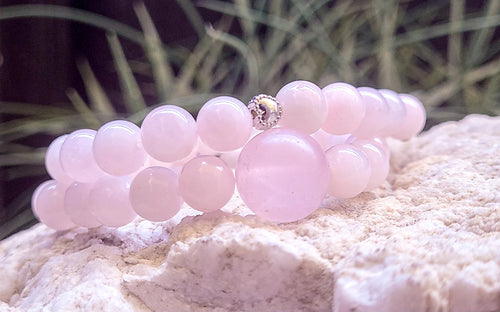Rose Quartz Crystal Bracelet 8mm - Unconditional Love