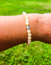 Load image into Gallery viewer, Yellow Topaz 6mm Stacking Gemstone Bracelet