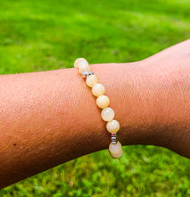 Load image into Gallery viewer, Yellow Topaz 6mm Stacking Gemstone Bracelet