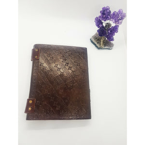  Leather Journal with Gemstones | Star Soul Metaphysics