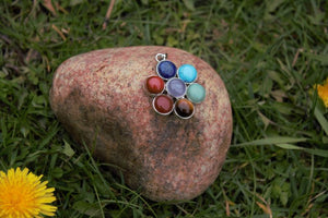 Seven Chakra Gemstone Pendants