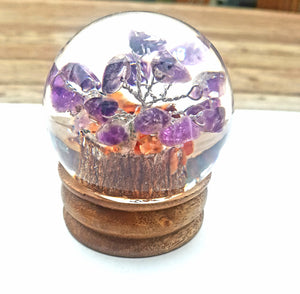 Amethyst Tree in Orgonite Sphere | Star Soul Metaphysics