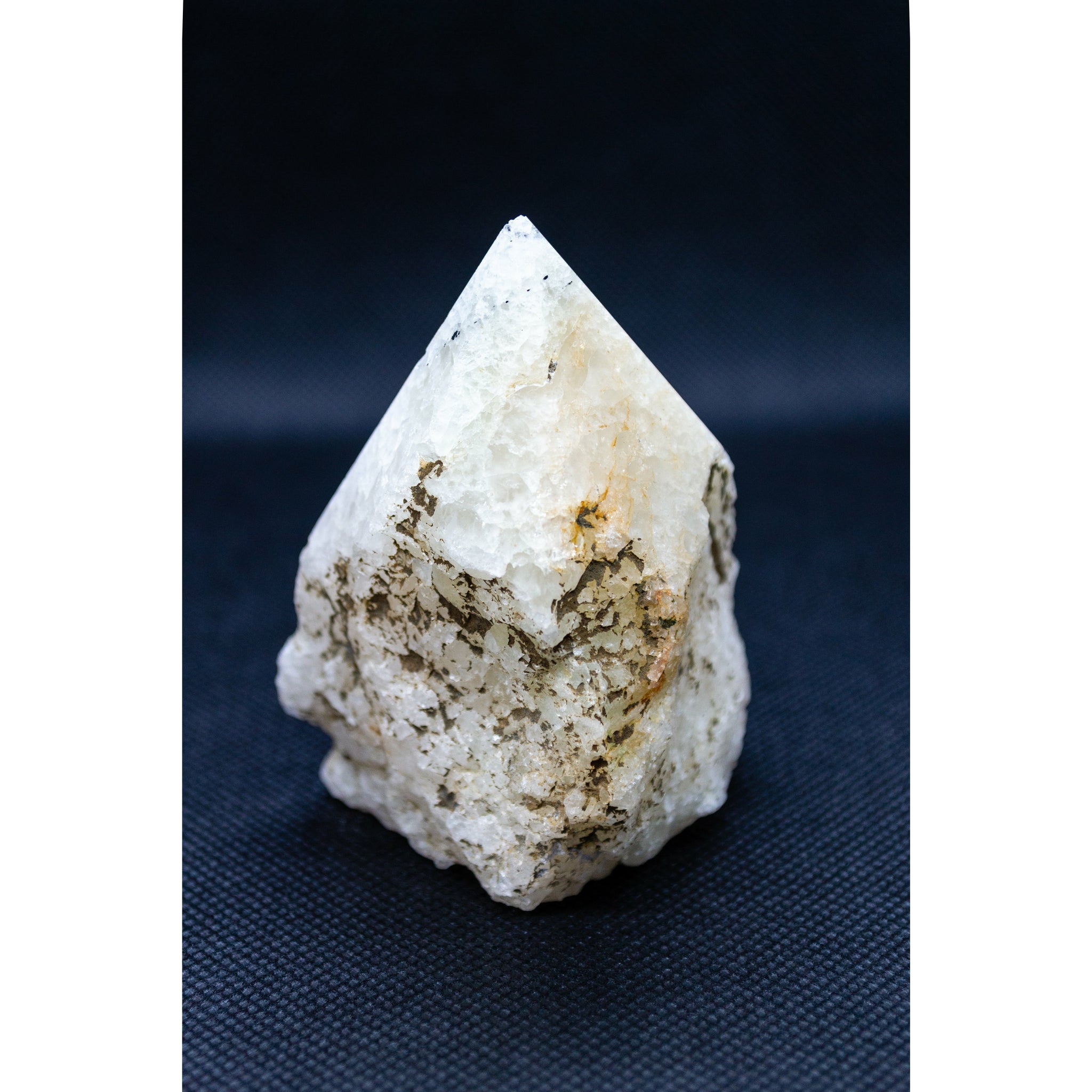 Quartz with Black Tourmaline polished point Star Soul Metaphysics Star Soul Metaphysics Caffe