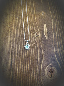 Emerald Sterling Silver Necklace