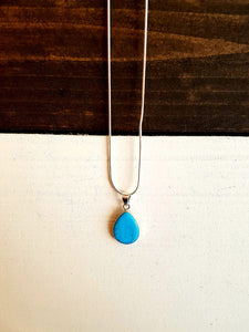 Turquoise Sterling Silver Necklace