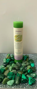 Herbal Magic Pillar Candles 7" - Abundance - Star Soul Metaphysics Caffe