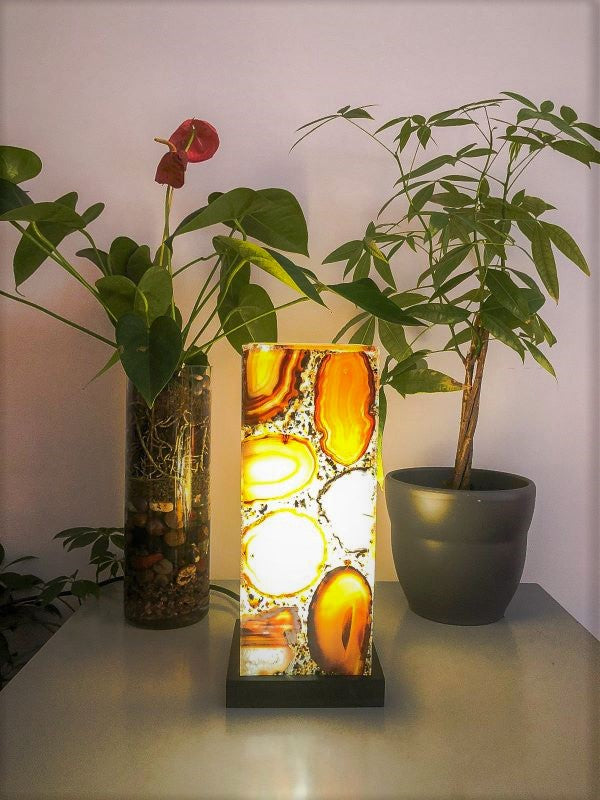Agate Slice Lamp | Star Soul Metaphysics