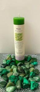 Herbal Magic Pillar Candles 7" - Money - Star Soul Metaphysics Caffe