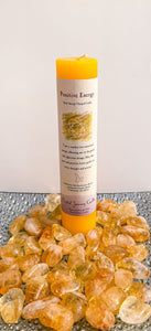 Herbal Magic Pillar Candles 7" - Positive Energy - Star Soul Metaphysics Caffe